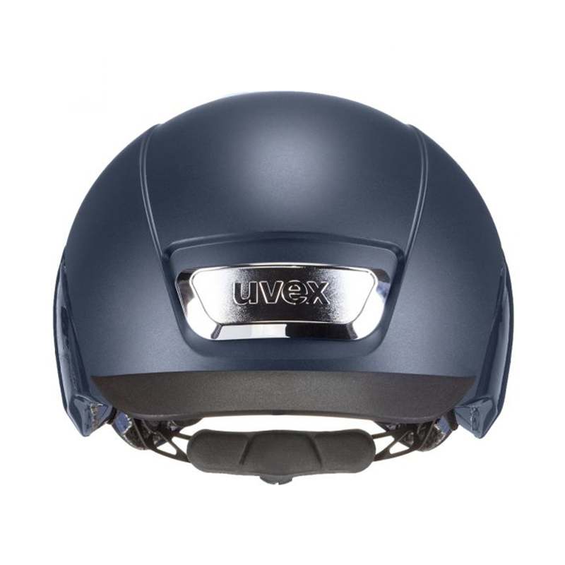 UVEX Elexxion Pro Riding Hat - Blue Mat Shiny-1